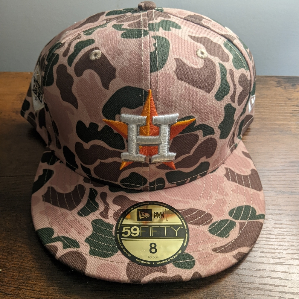 Houston Astros Special Edition World Series Camouflage MLB Baseball Hat (Fitted)